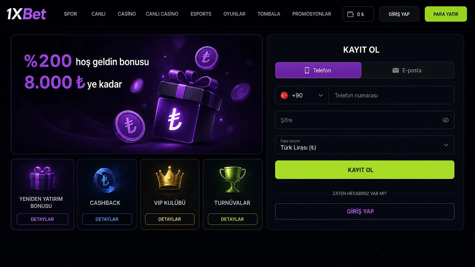 Güncel 1xbet giriş adresi ve güvenli erişim